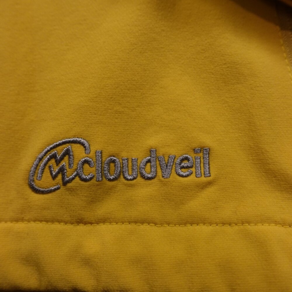 Cloudveil Softshell Jacket Mens Large Yellow Full… - image 3